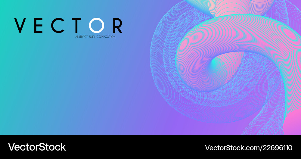 3d gradient design colorful abstract composition 3d gradient design colorful abstract composition vector image