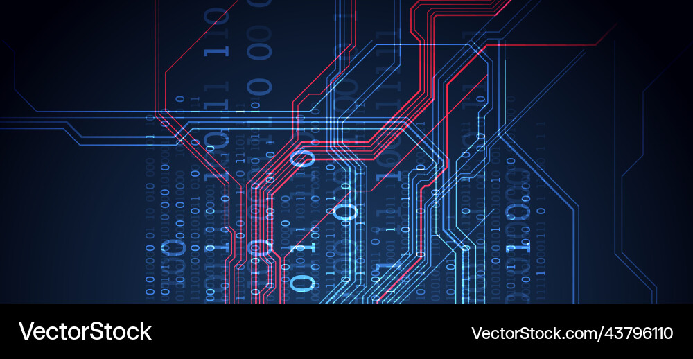 Abstract background on technological Abstract background on technological vector image