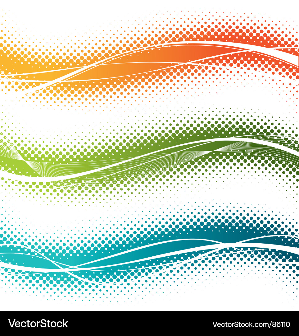 Abstract Halftone Pattern vector image