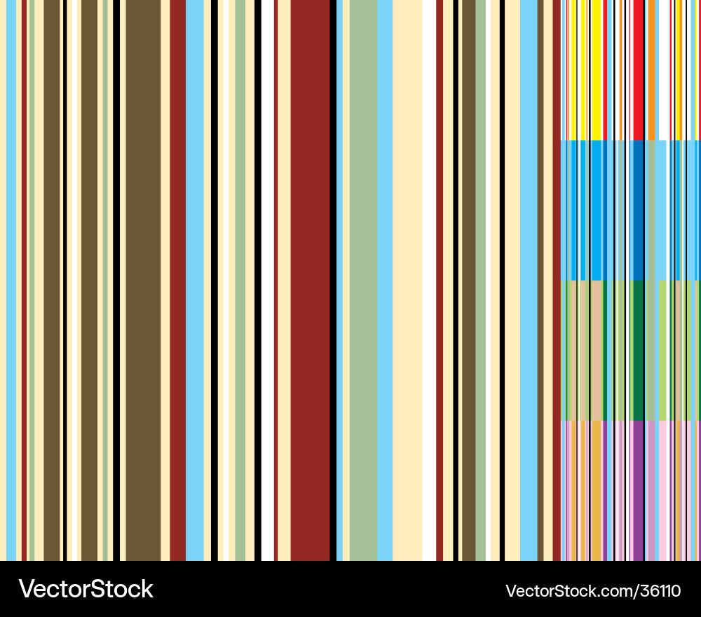 Bold Stripe Pattern vector image
