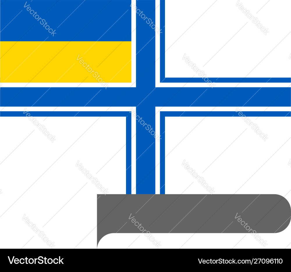 Flagge horizontaler Formzeiger für Weltkarte vektorbild