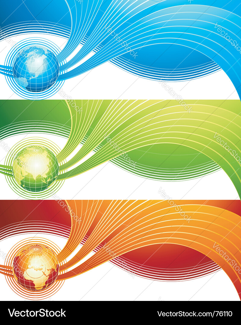 Global Elements - World Globe Vector Image