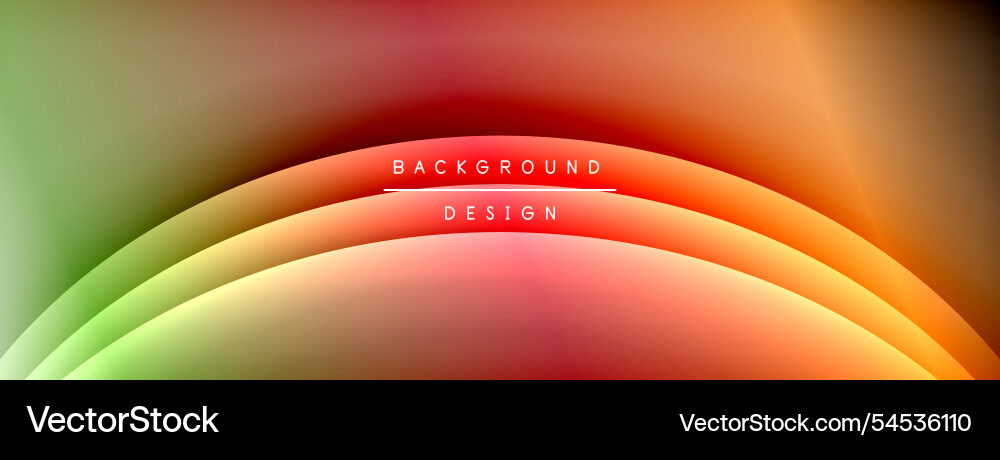Gradient and shadow wave line geometric background Vector Image