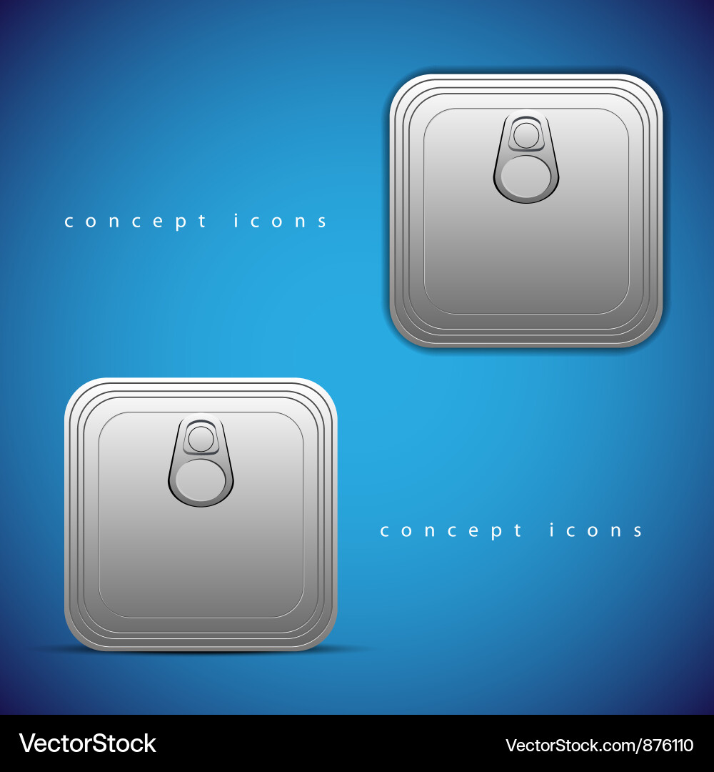 Icons transparenter Schatten Lizenzfreies Vektorbild