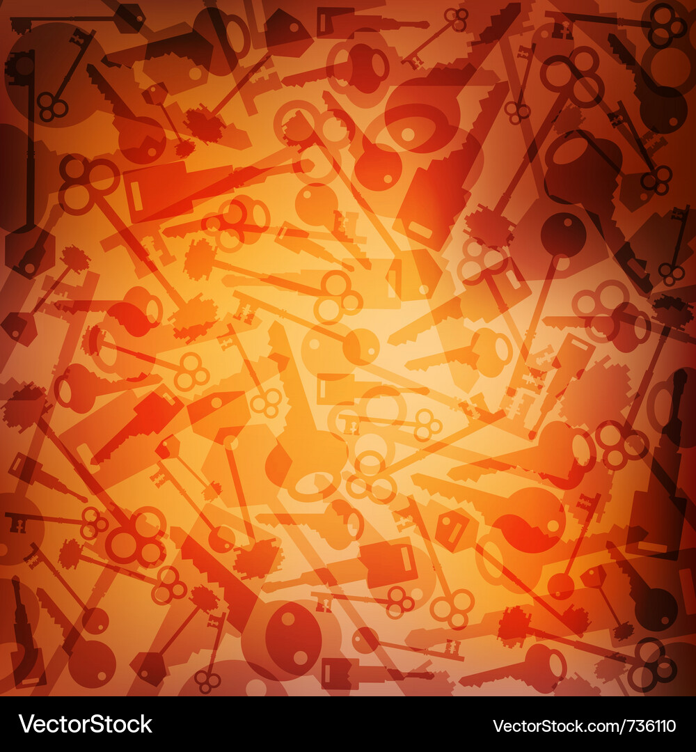 Keys background Vector Image