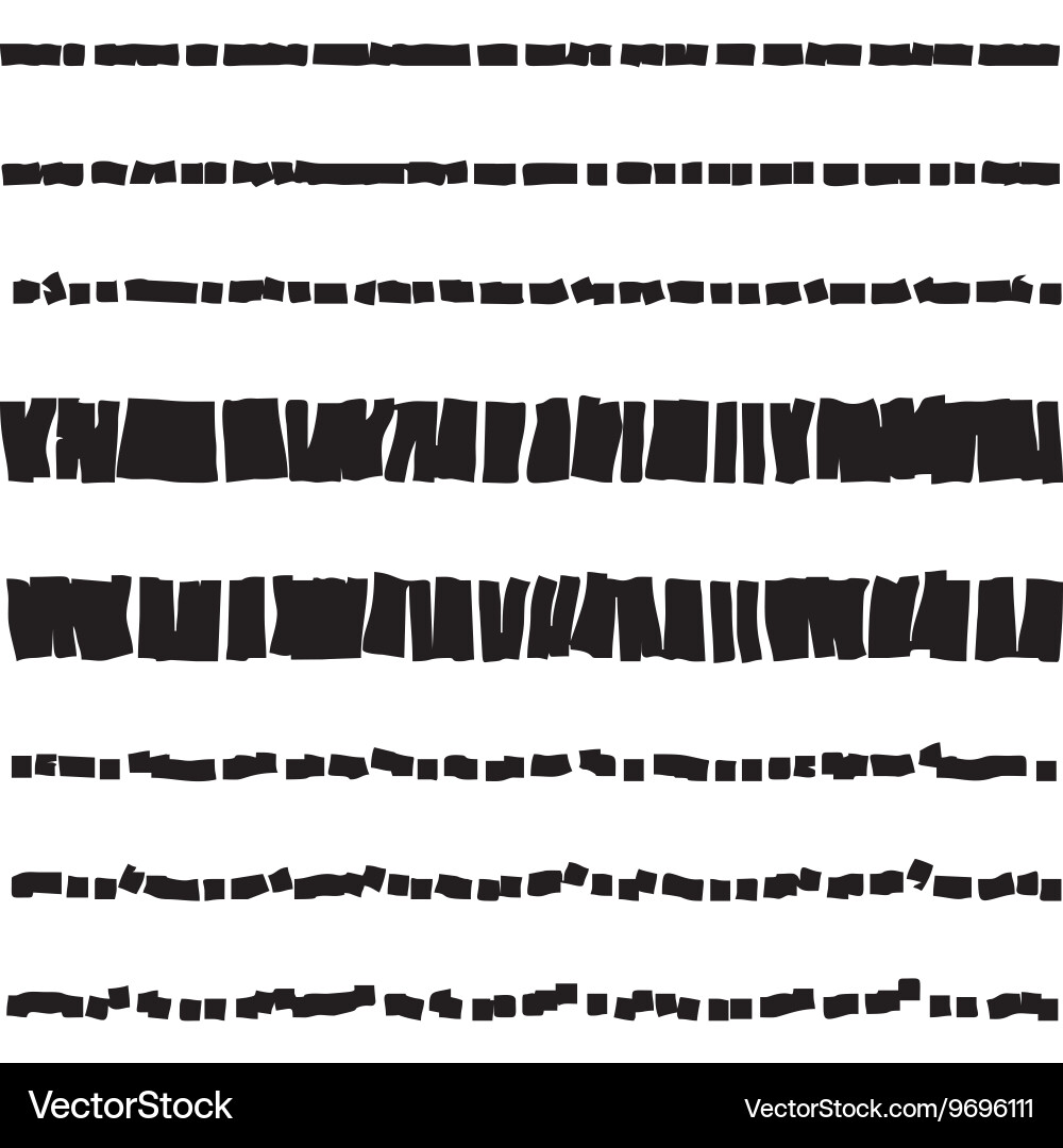 Dotted and Dashed Abstract Pattern vector image