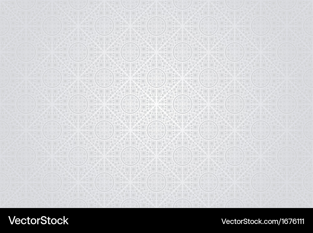 Intricate Gray Pattern Background vector image