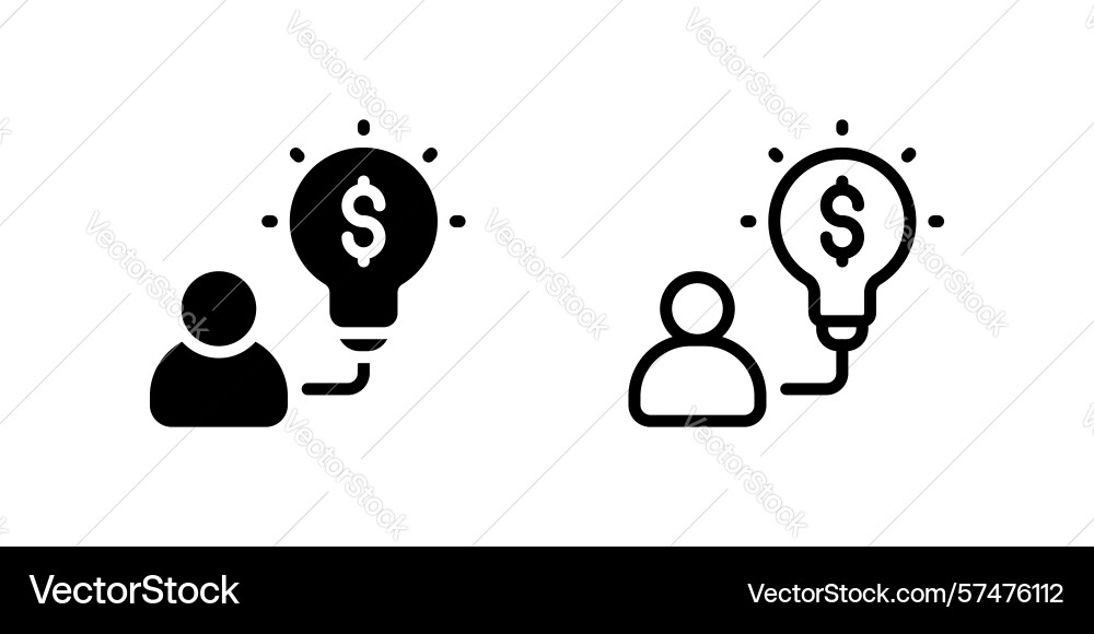 A visual set for side hustle projects extra Vector Image