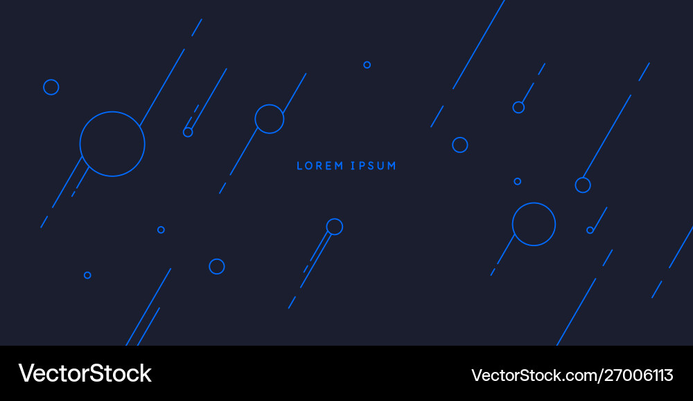 Abstract background with dynamic shapes vector image