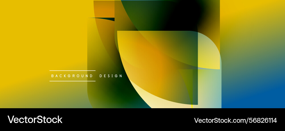 Abstract vibrant design features overlapping Abstract vibrant design features overlapping vector image