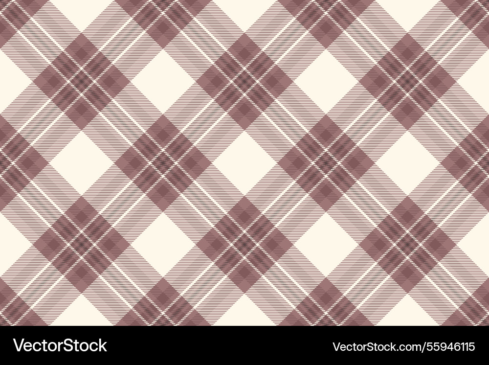 Elegant diagonal plaid pattern in muted mauve Elegant diagonal plaid pattern in muted mauve Vector Image