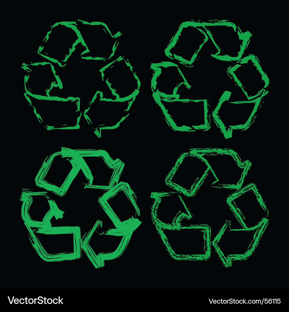 Recycled Vector Image