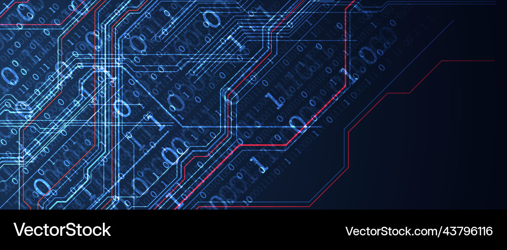 Abstract background on technological Abstract background on technological vector image