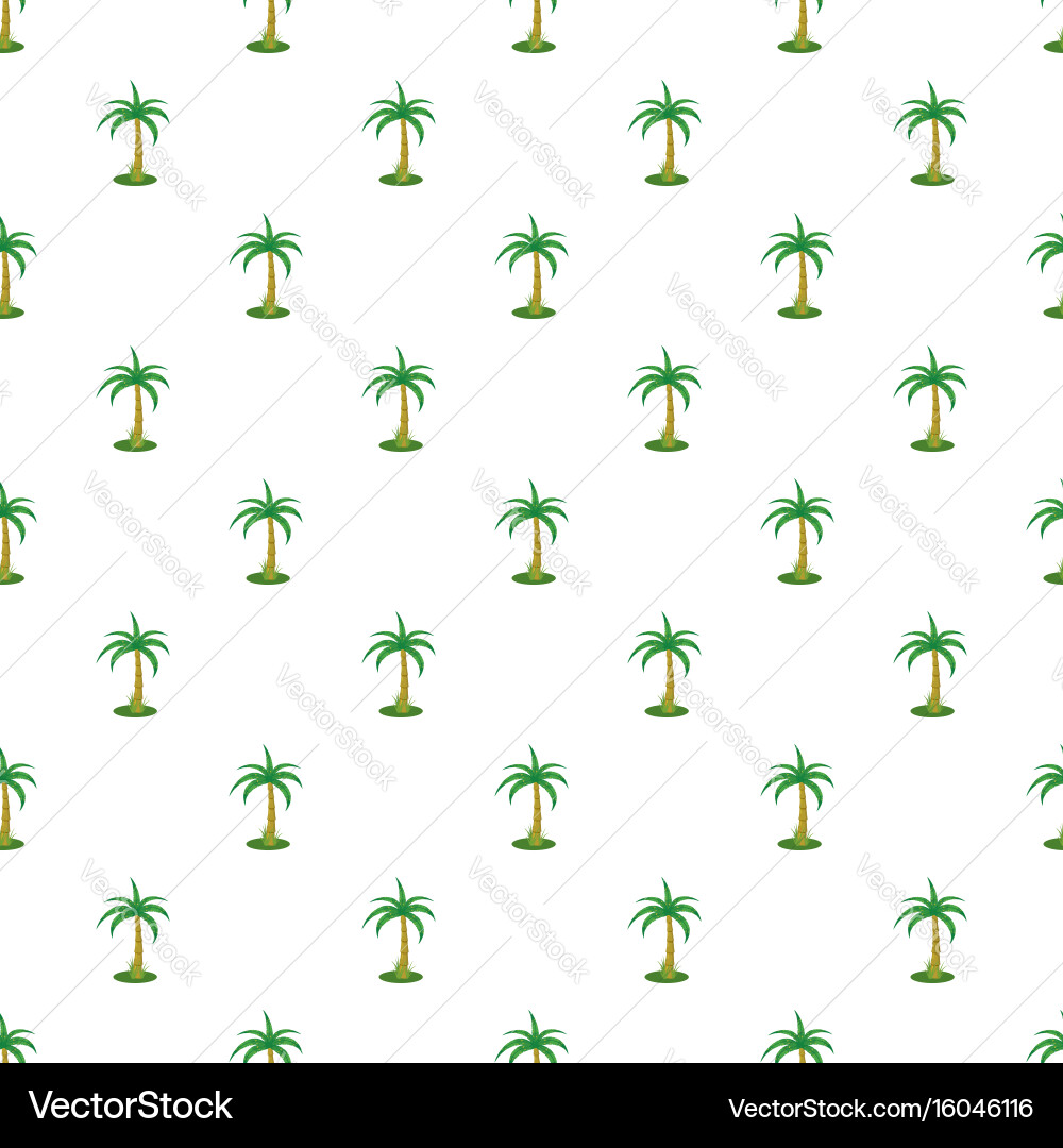 Palm tree pattern Vector Image