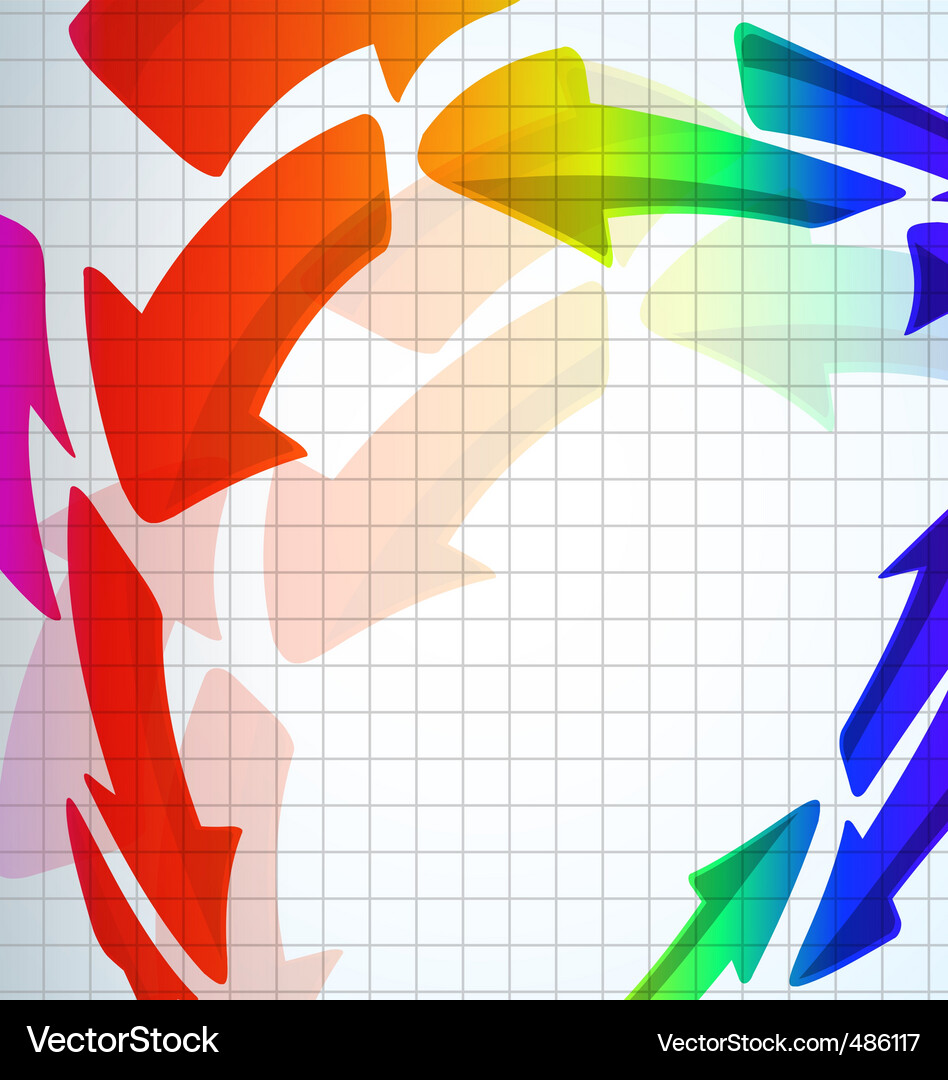 Abstract arrow background Vector Image