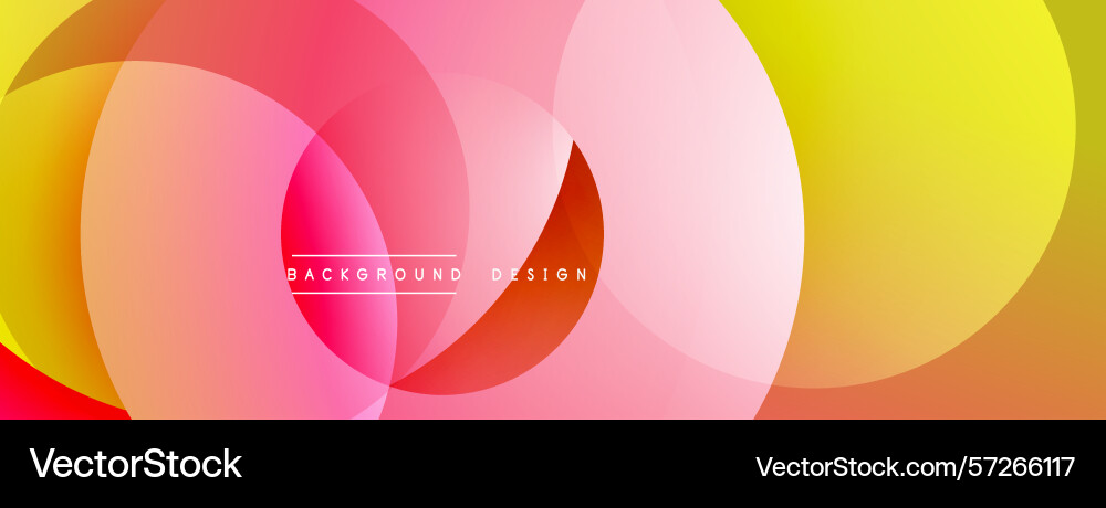 Abstract colorful overlapping circles create Abstract colorful overlapping circles create Vector Image
