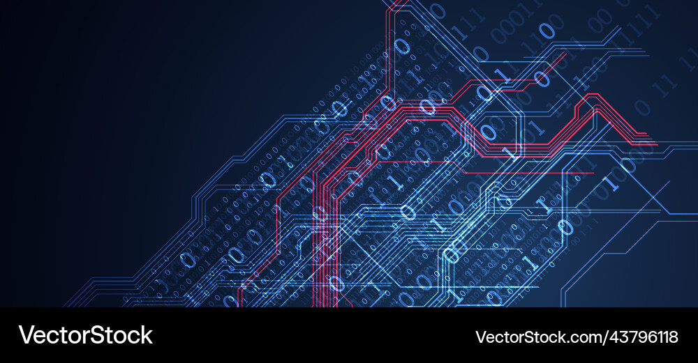 Abstract background on technological Abstract background on technological vector image