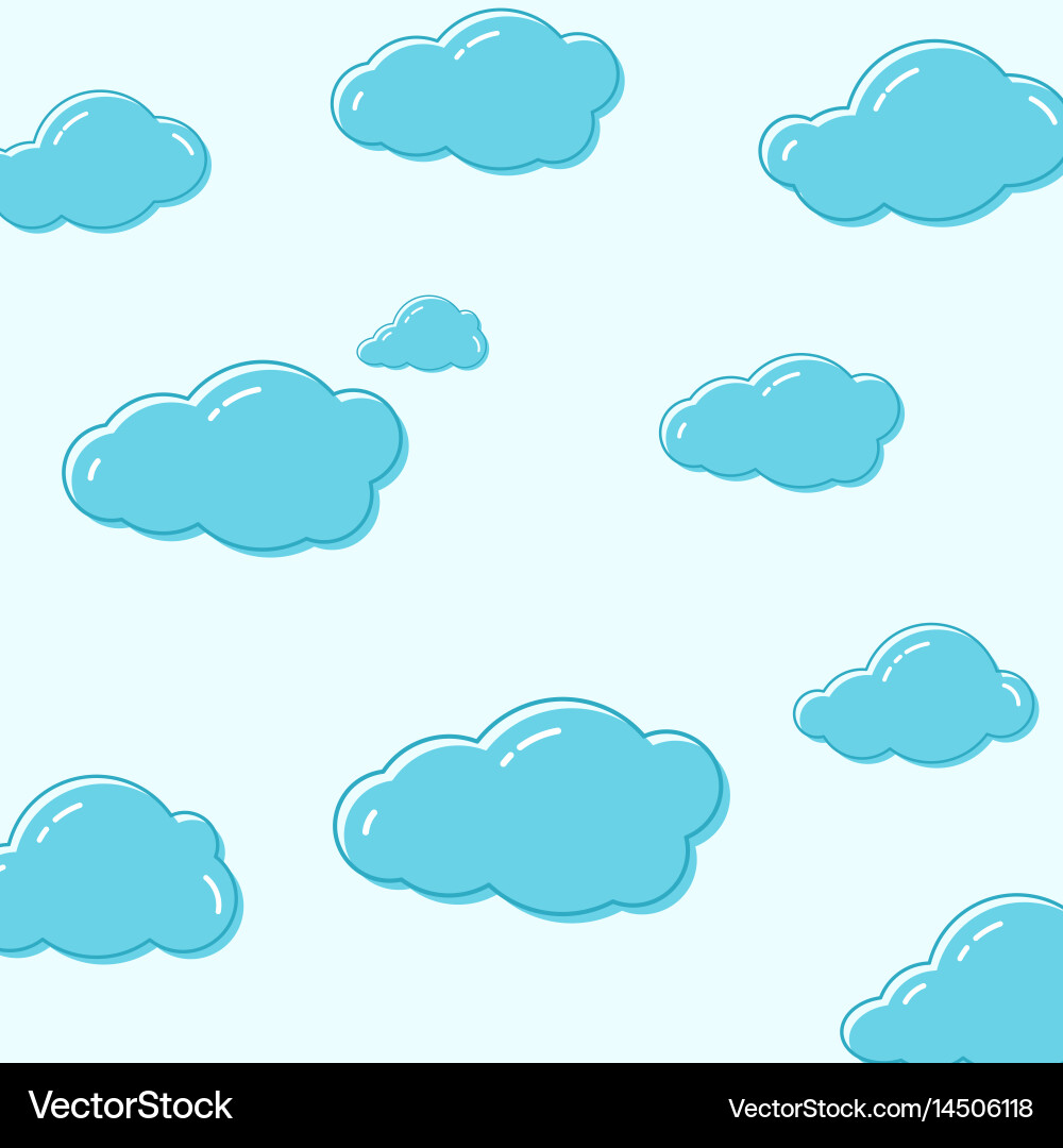 Cloud icons Vector Image