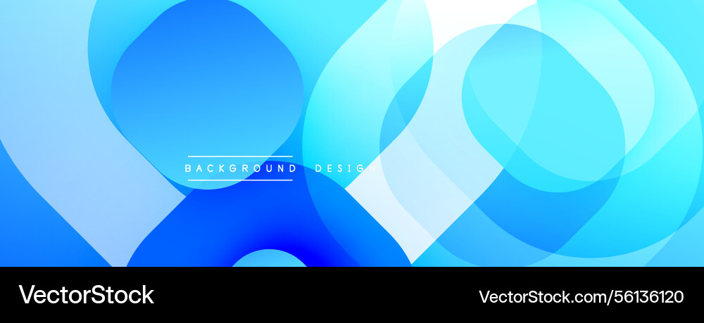 Abstract blue design overlapping circles create Abstract blue design overlapping circles create vector image