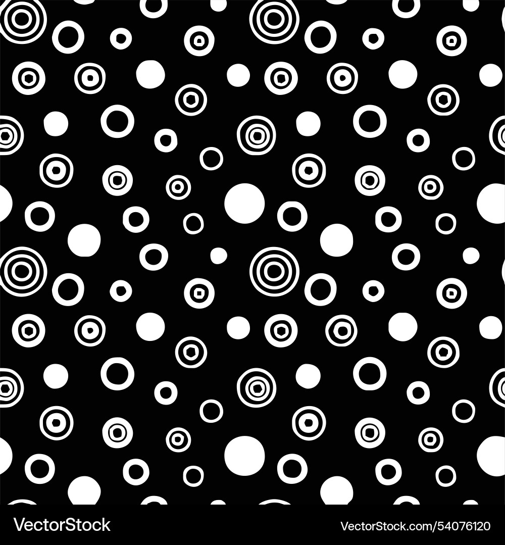 Abstract circle background seamless pattern Abstract circle background seamless pattern vector image