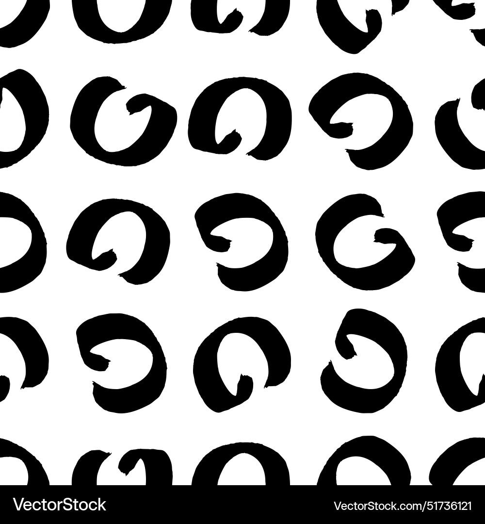 Seamless pattern with sketch circles shape Seamless pattern with sketch circles shape vector image