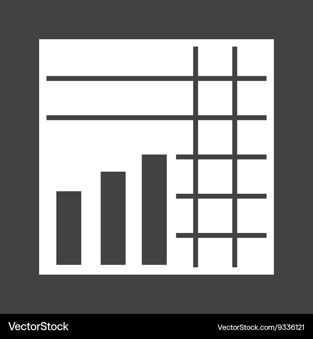 Stacked graph Vector Image