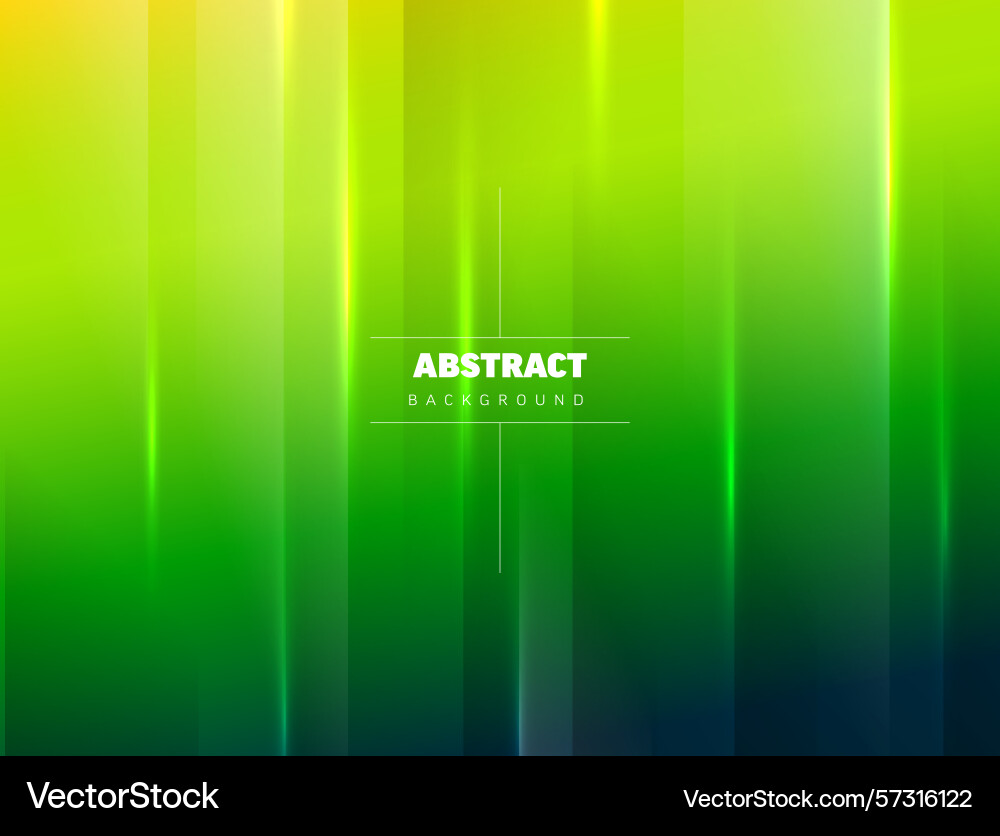 Abstract green background with dynamic vertical vector image