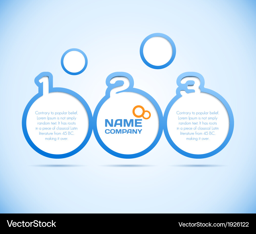 Abstract web design progress background vector image