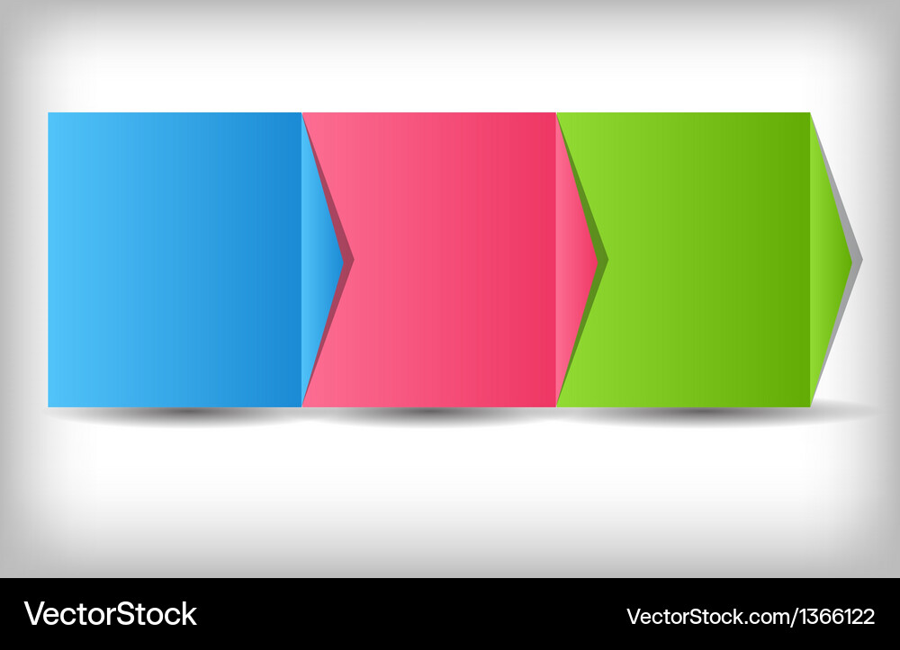 Concept of business process improvements chart Vector Image