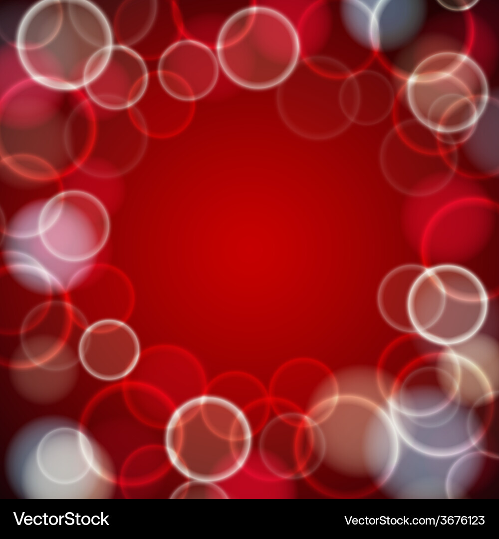 Design layout with bokeh vector image