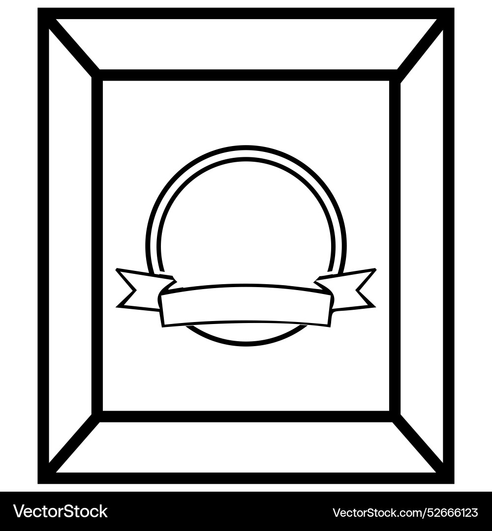 Frame icon for simple background Frame icon for simple background vector image