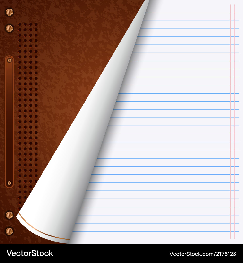 Notebook vector image