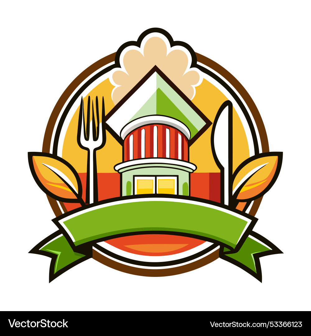 Restaurant logo Royalty Free Vector Image - VectorStock