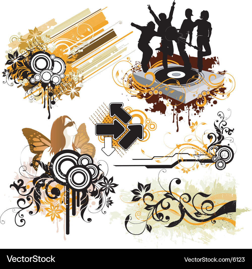 Rhythmic Street Style vector image