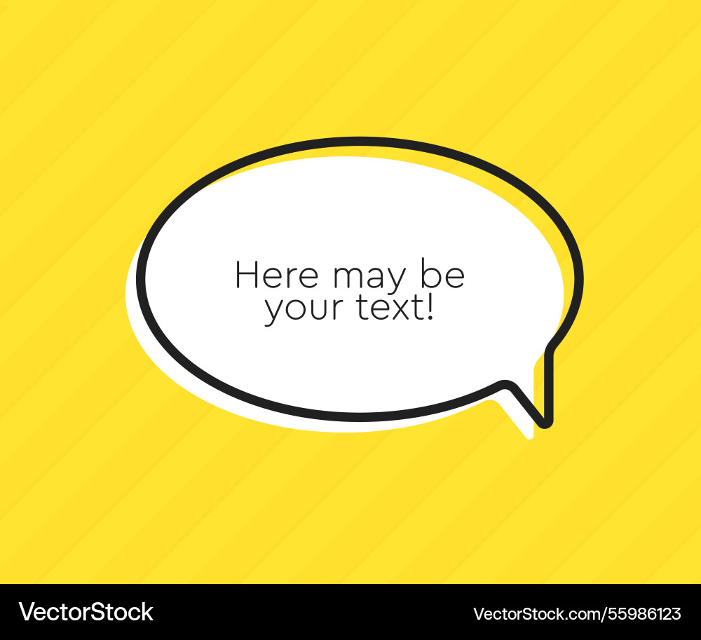 Speech bubble space for quote text frame message Speech bubble space for quote text frame message vector image