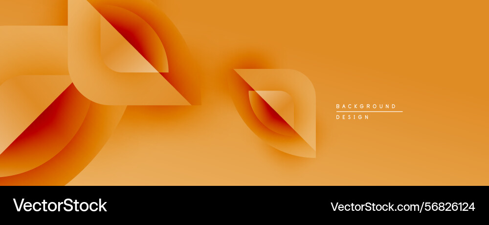 Abstract orange layers create dynamic visual flow Abstract orange layers create dynamic visual flow vector image