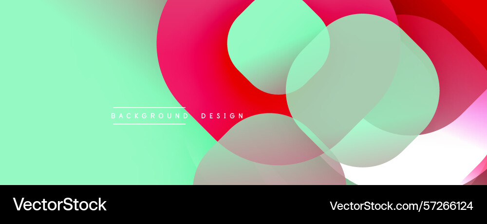 Abstract vibrant background overlapping circles Abstract vibrant background overlapping circles Vector Image