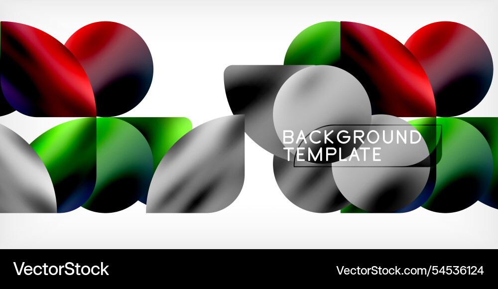 Bright circles with shadows abstract background Bright circles with shadows abstract background Vector Image