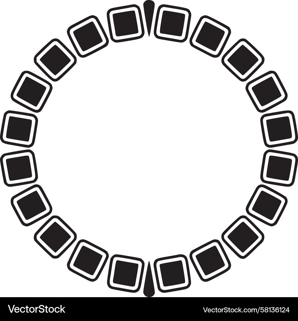 Circular Grid Pattern Vector Image