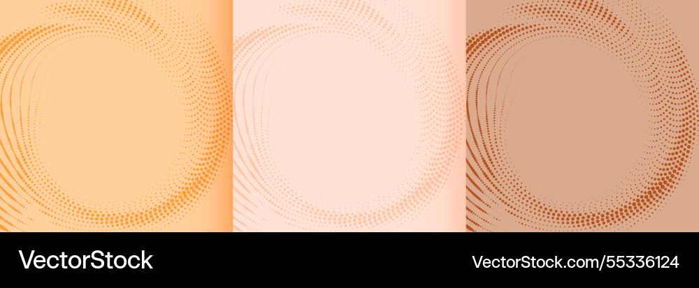 Pastel colors abstract halftone pattern Vector Image