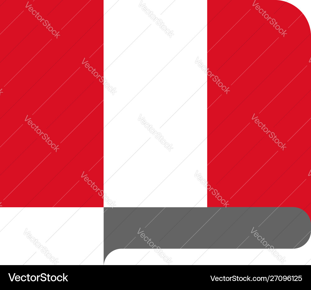 Flag horizontal shape pointer for world map Flag horizontal shape pointer for world map vector image