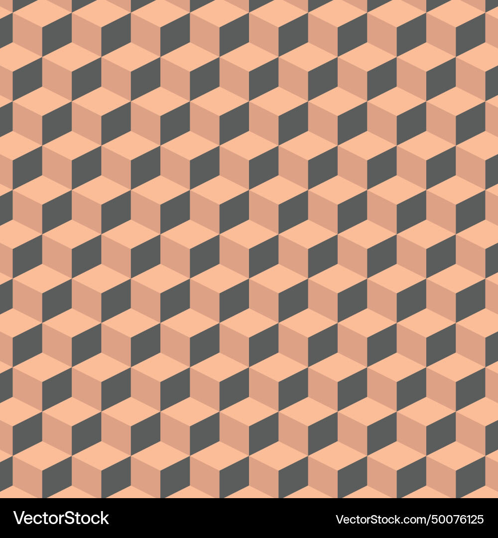 Geometric pattern cube Geometric pattern cube Vector Image
