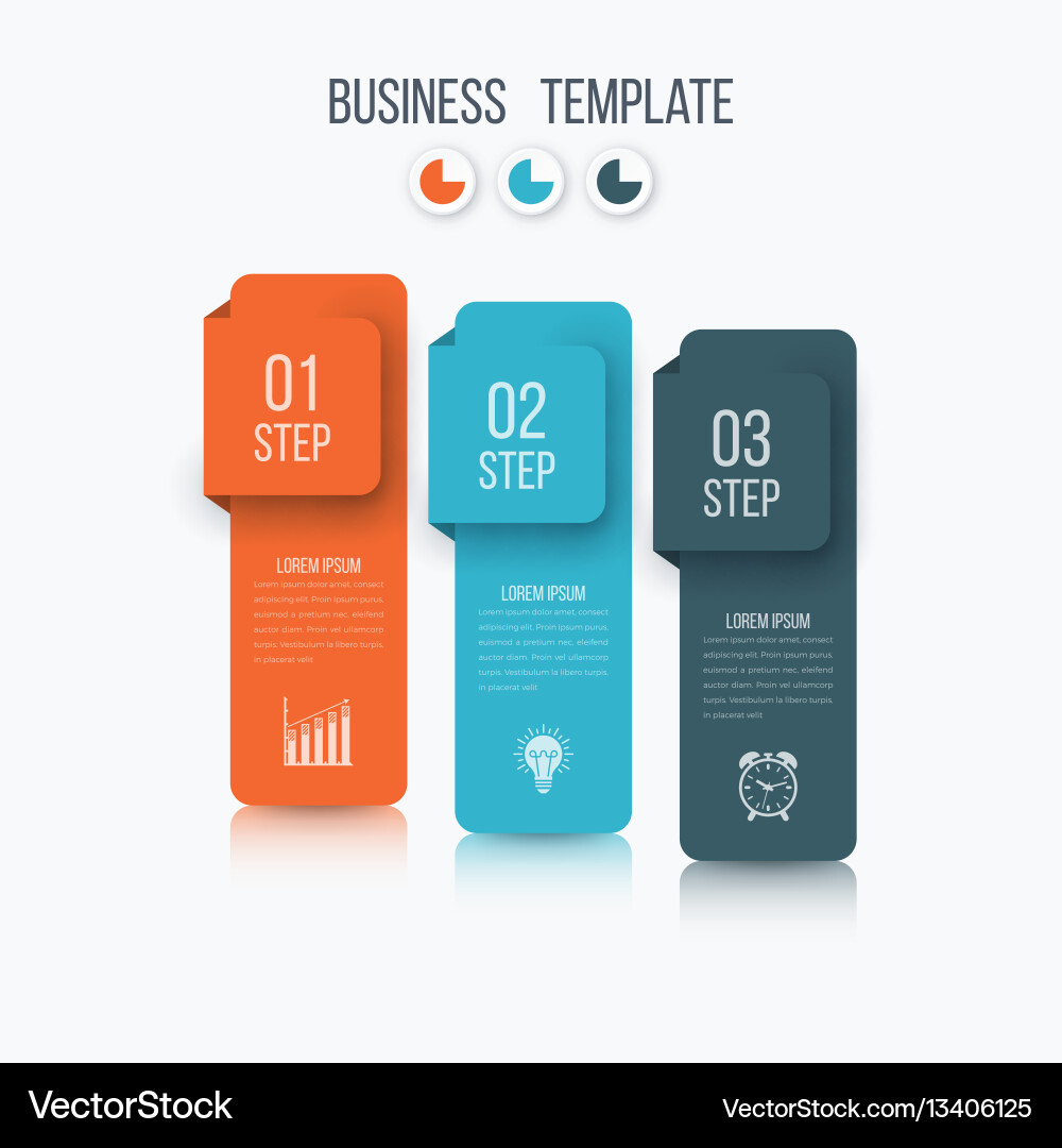 Infographic Options - Data Concepts vector image