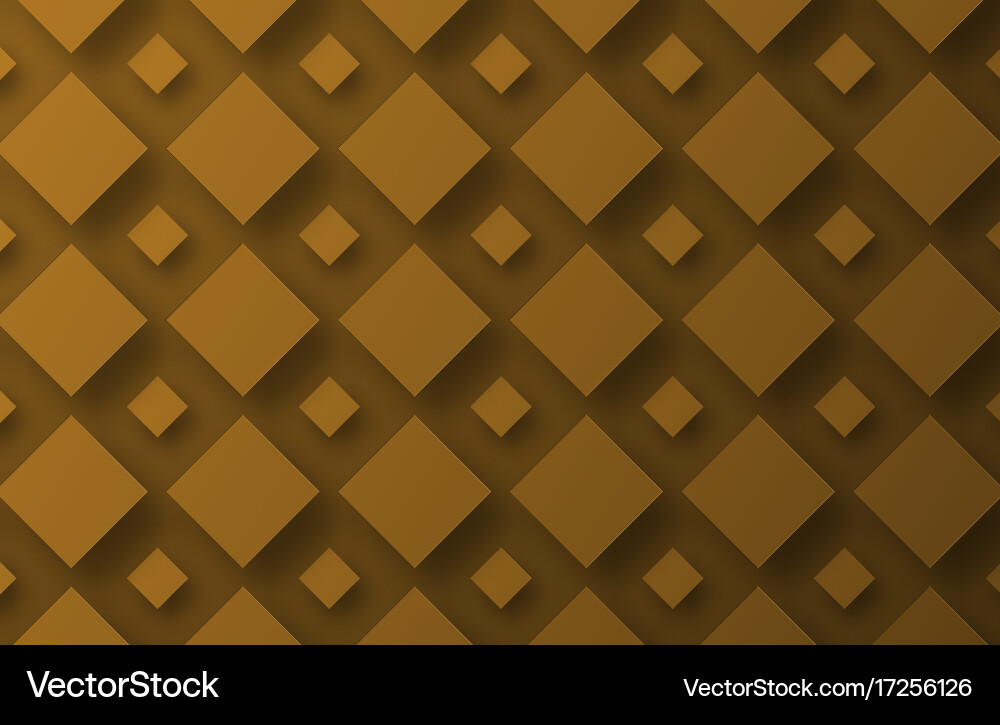 Design of an orange background with triangles Vector Image