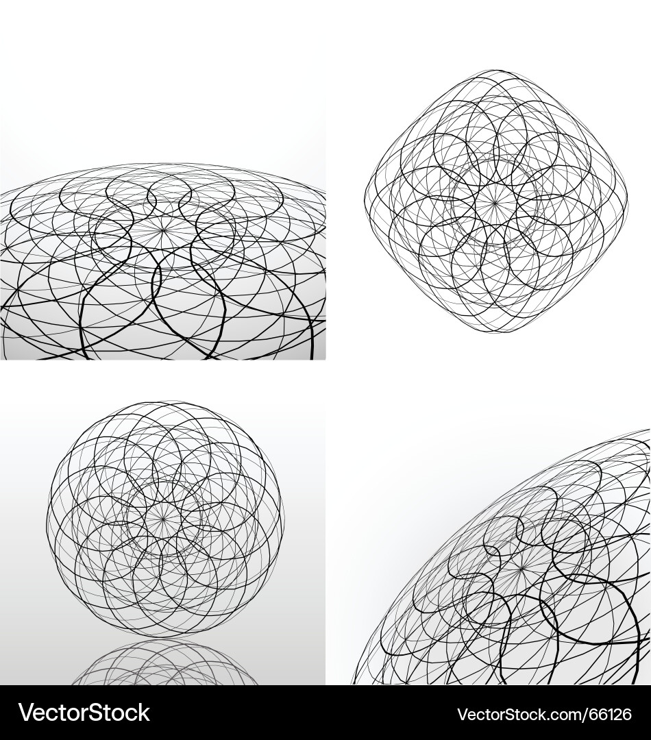 Geometric Shape Patterns vector image