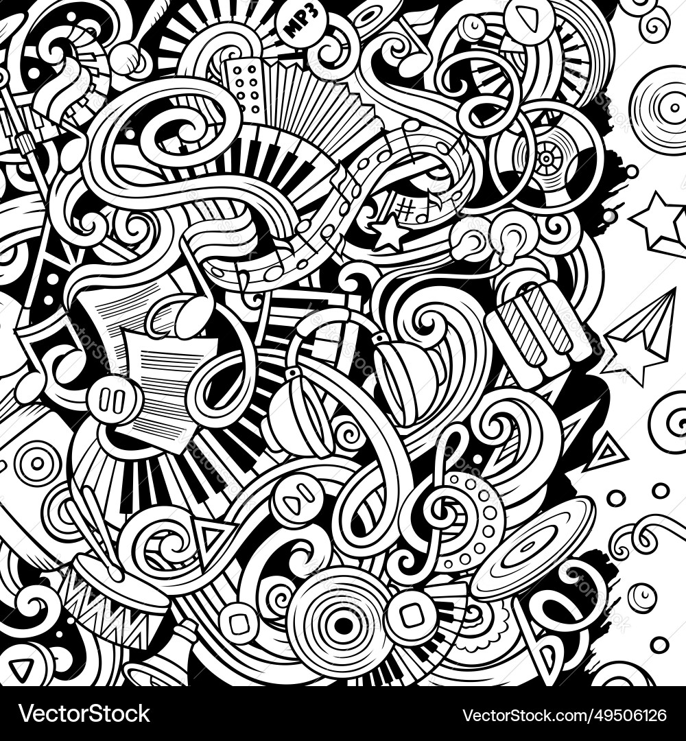 Band Instruments Border Musical Vector Images (over 150)