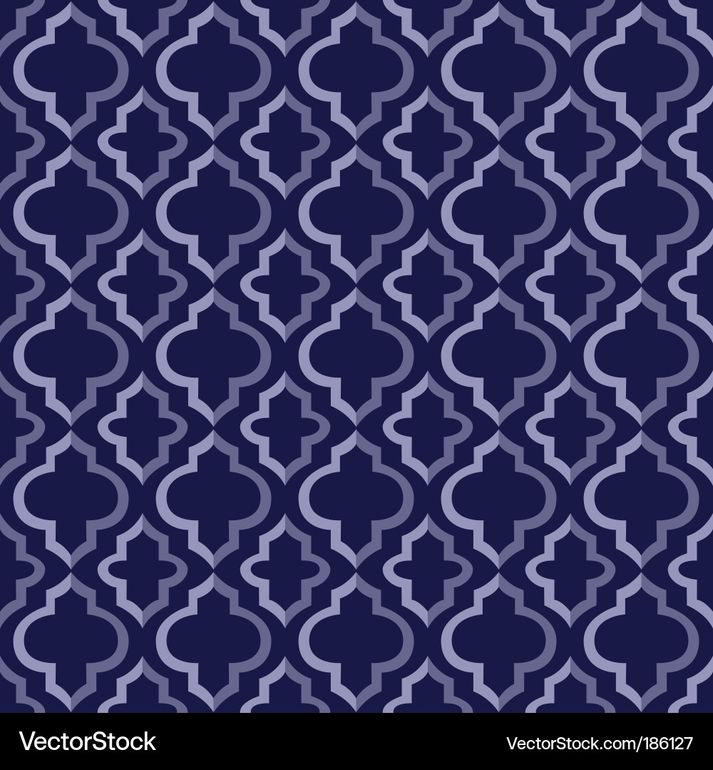 Intricate Geometric Crest Pattern vector image