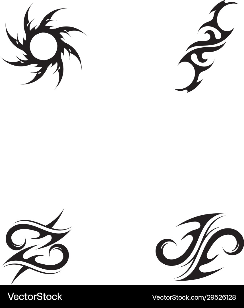 Tribal tattoos art tattoo sketch vector image