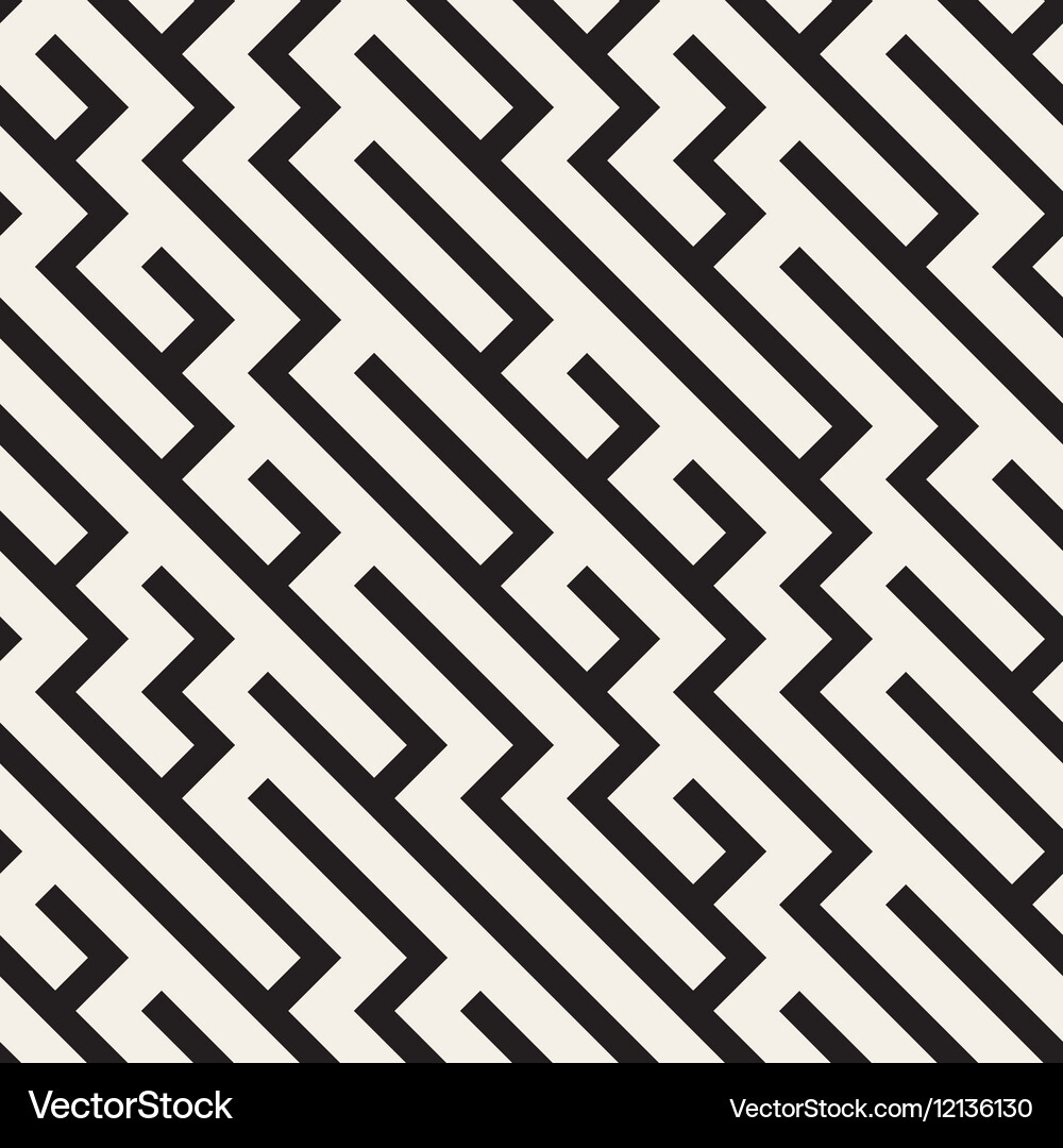 Complex Maze Lines Pattern Vector Image