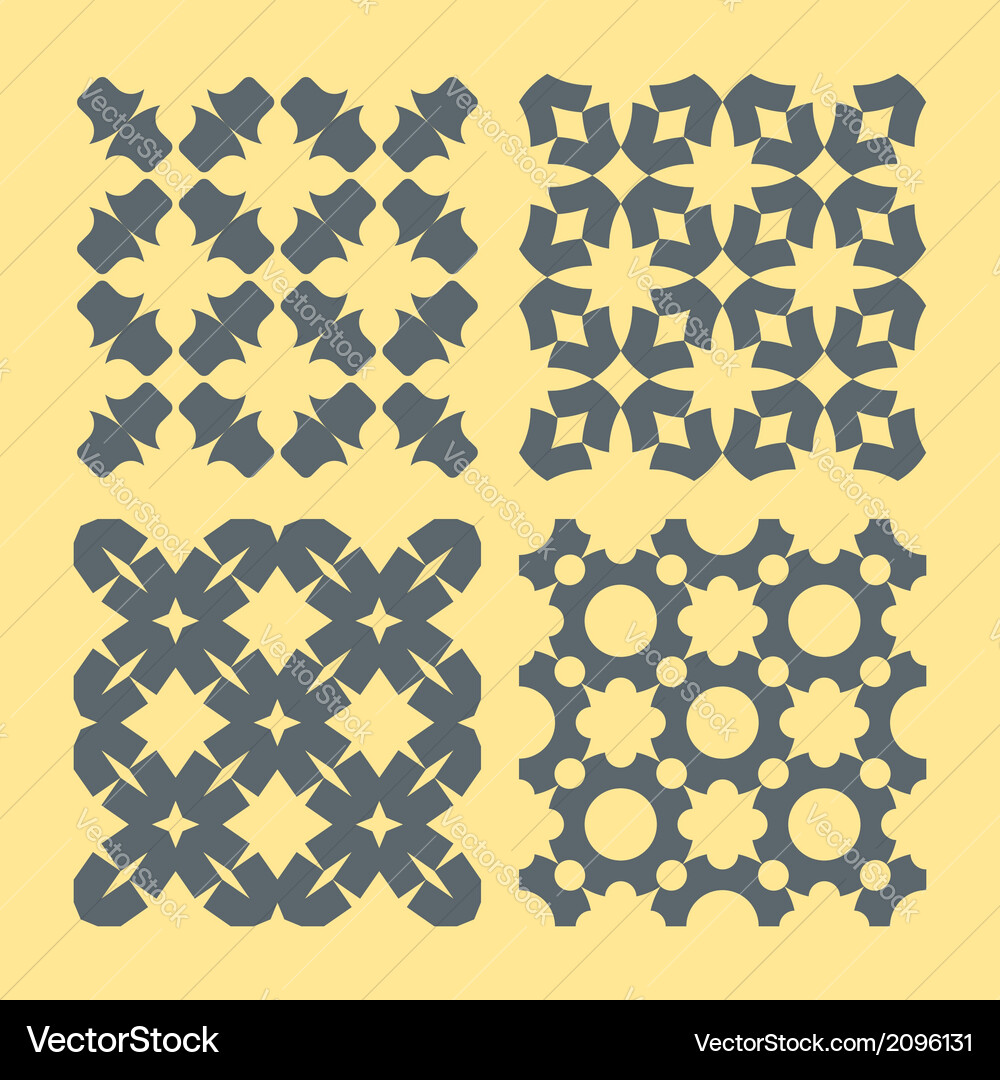 Geometric Repeat Pattern Vector Image